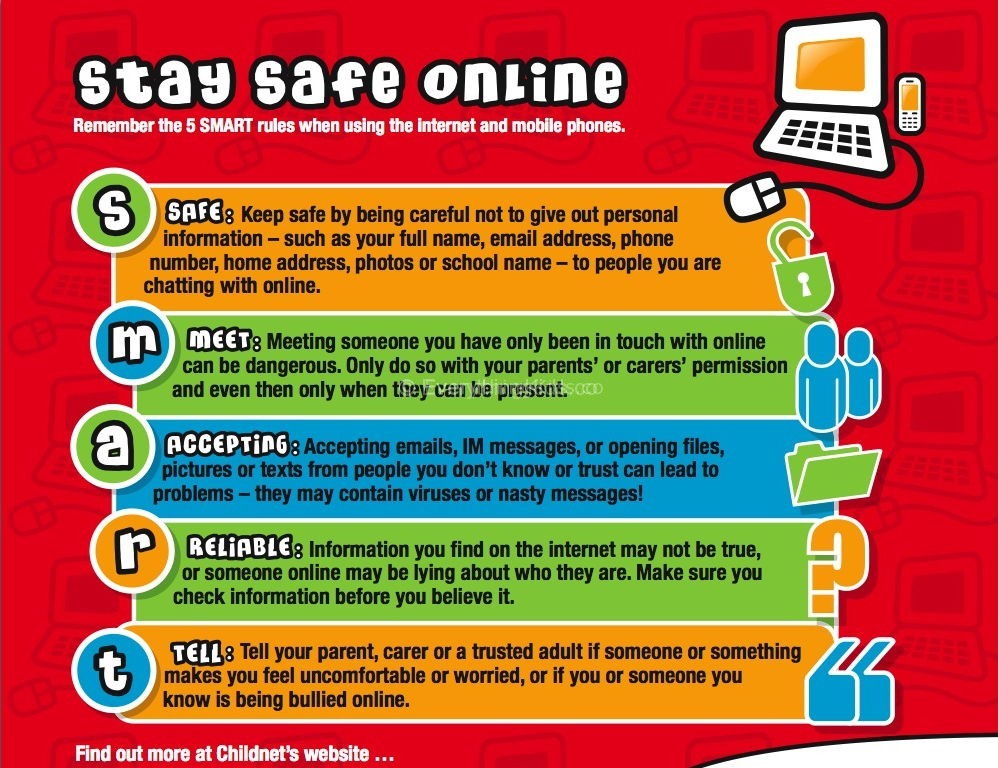 What are the 15 tips to stay safe online?