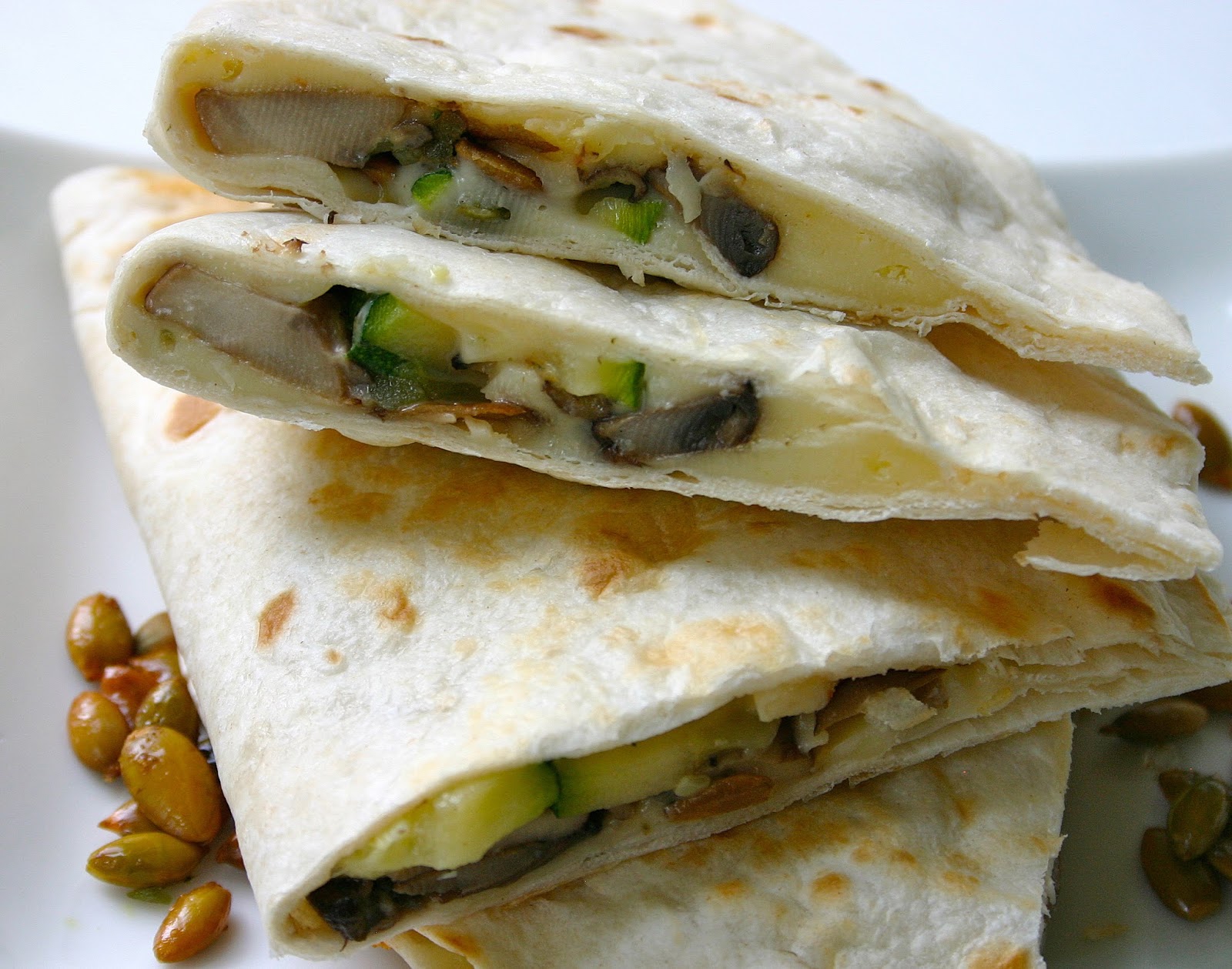 Bake It and Make It with Beth Zucchini & Mushroom Quesadillas with