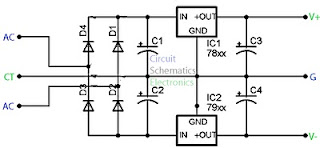 simple power supply schematic