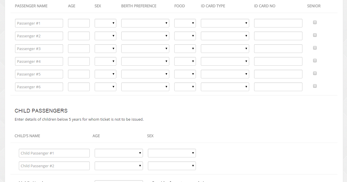 Tatkal autofill daseshelf