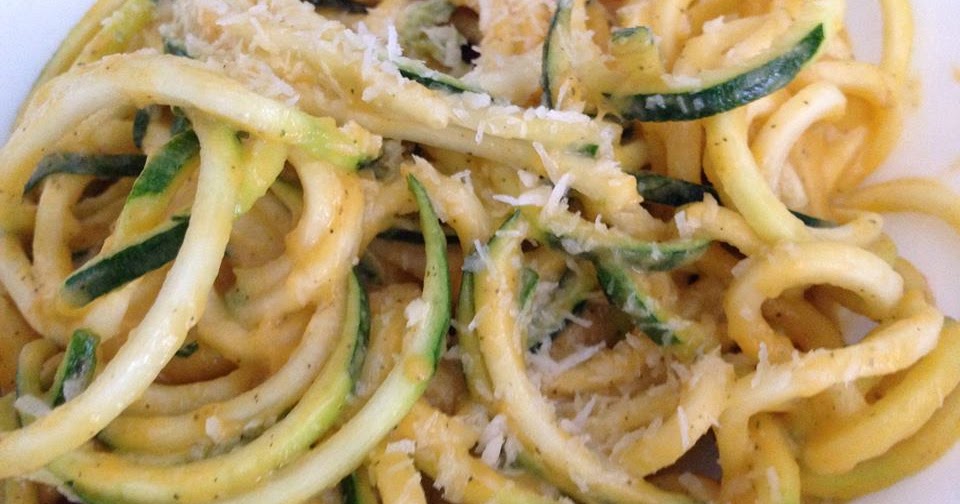 Recipes and Tips To Fight M.S. Zoodles with Sweet Potato Sauce