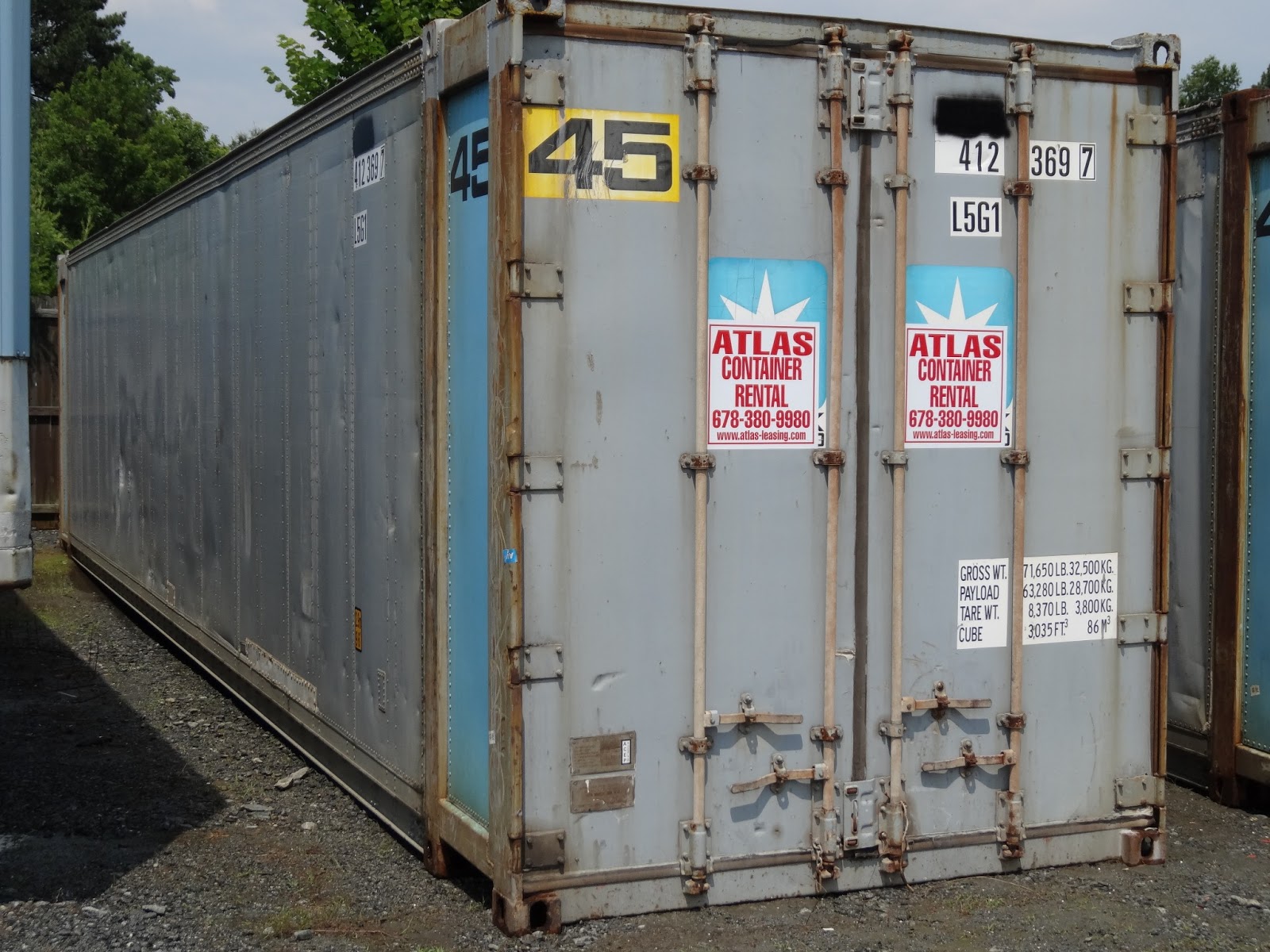 Atlanta Used Shipping Containers and Semi Trailers Atlanta Aluminum
