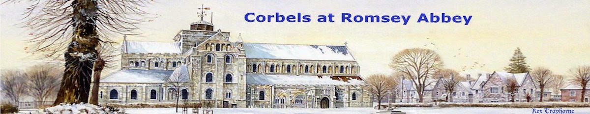 Corbels at Romsey Abbey