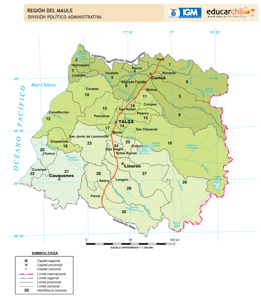 23+ Region O&#039;higgins Mapa Pics
