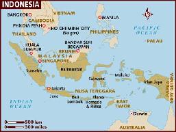 Map of Indonesia