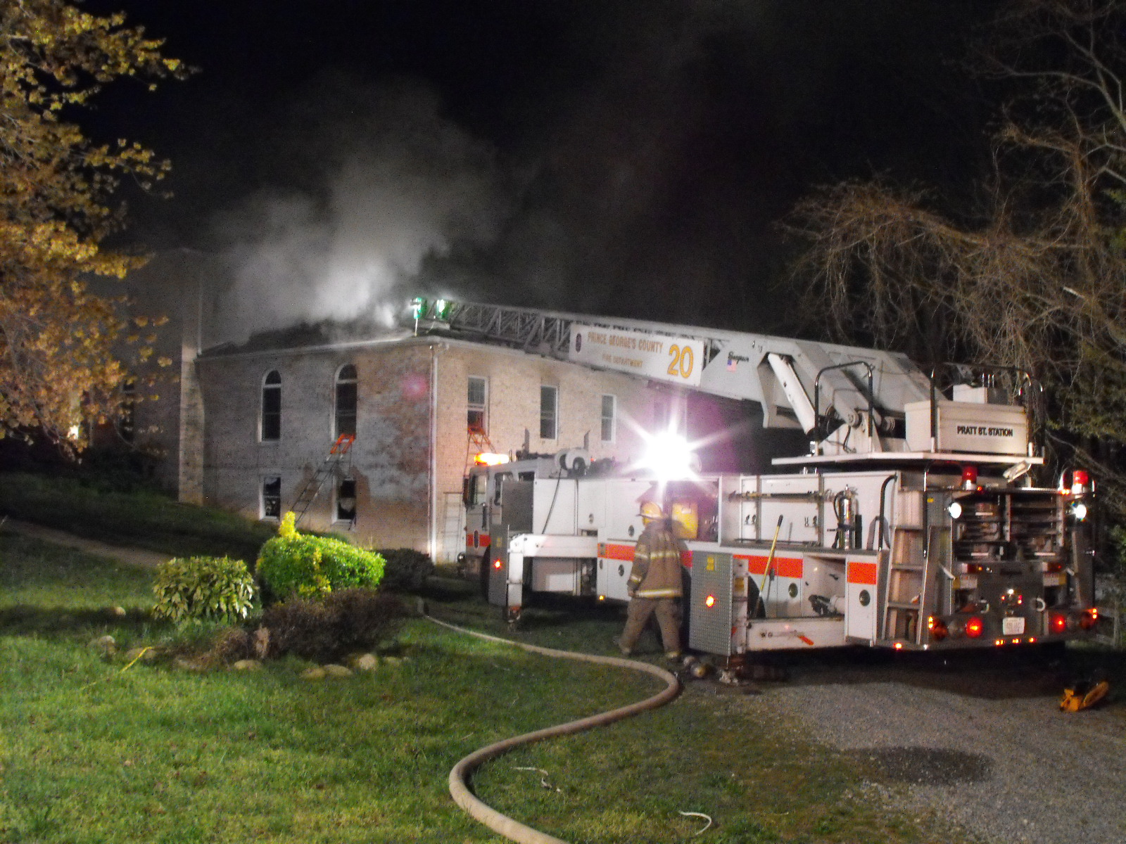 Baden/Brandywine House Fire on Friday Mornng Bald Eagle School Road