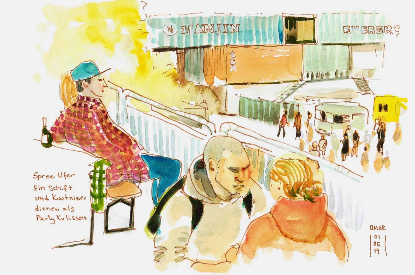 Berlin Urbansketchers Juni 2014