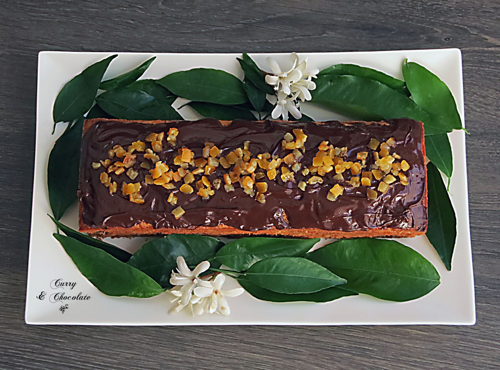 Curry y Chocolate Bizcocho de ricotta con naranja