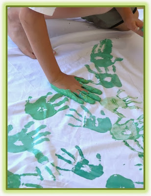 Group Hand Print Christmas Tree Wall Hanging Clever Classroom
