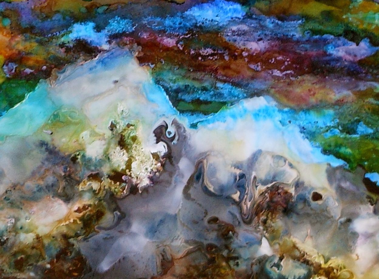 Kimberly Conrad Daily Paintings Rocky Mountain Melt 3 5 X7