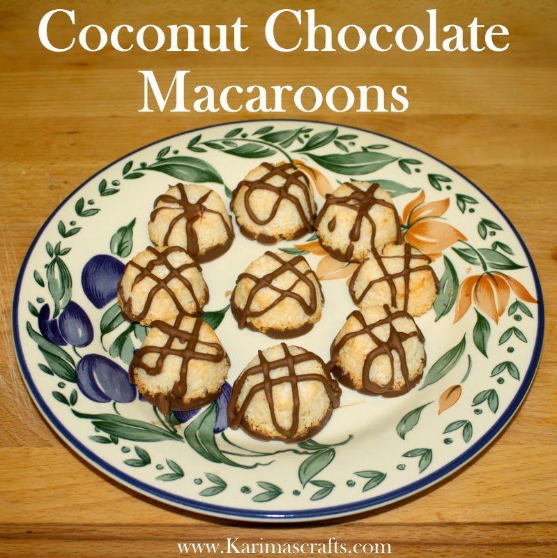 coconut chocolate macaroons recipe