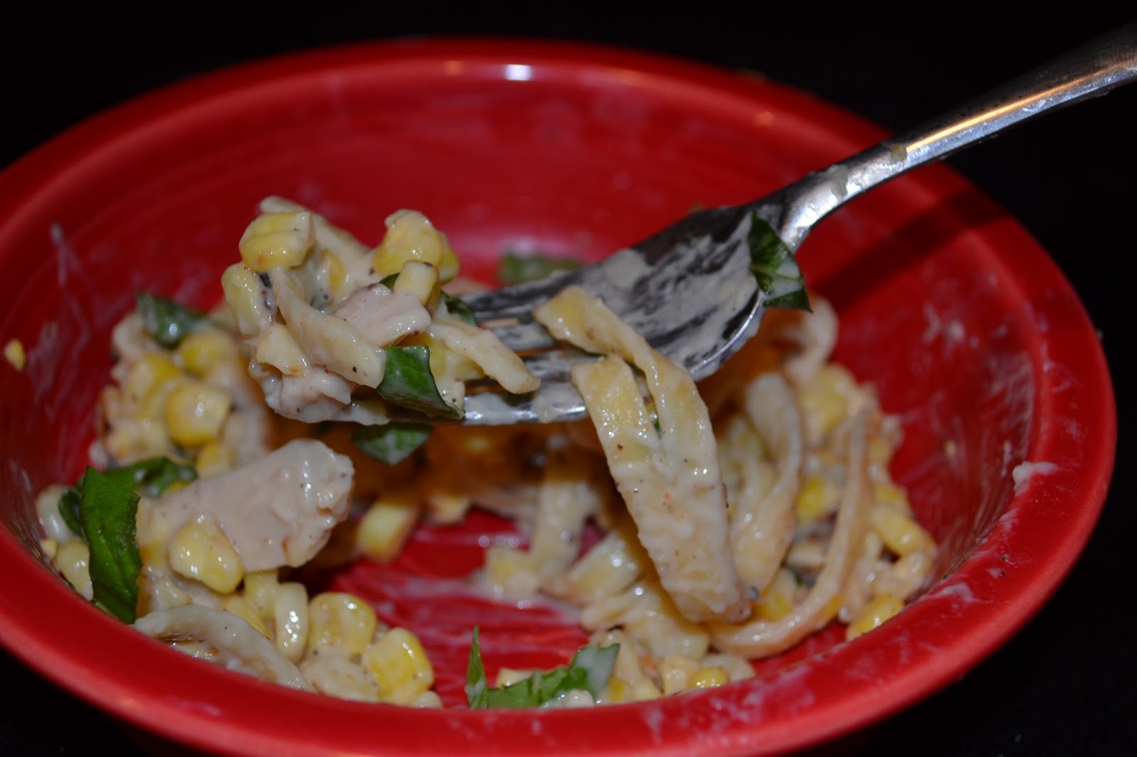 Stephanie's AZ Kitchen Chicken Chipotle Toasted Corn Fettuccine