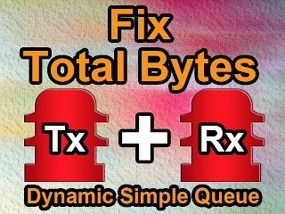 Fix Total Bytes Dynamic Simple Queue Mikrotik