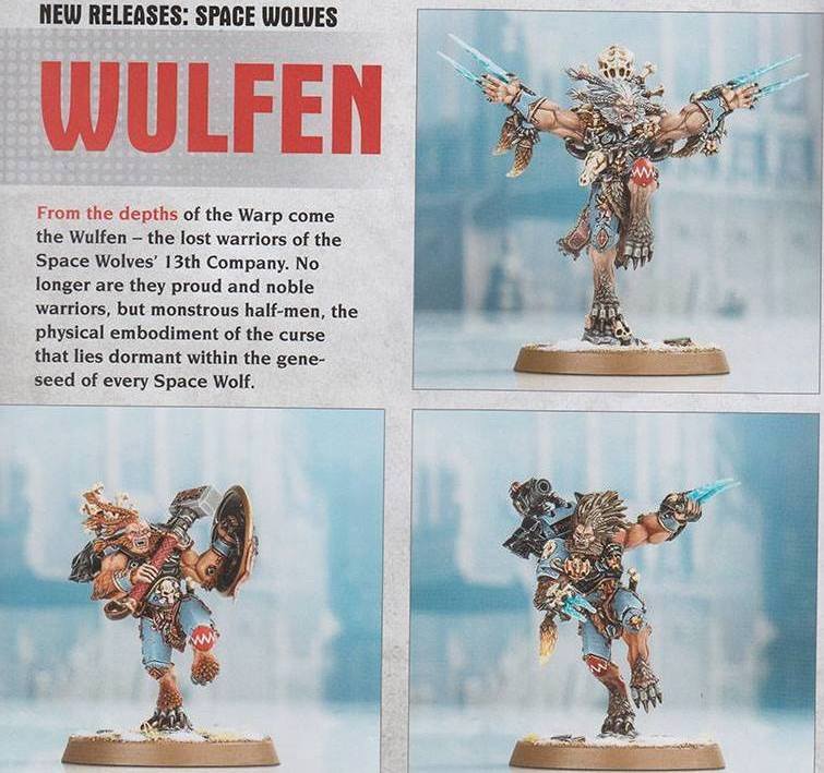 Wulfen New Release Space Wolves
