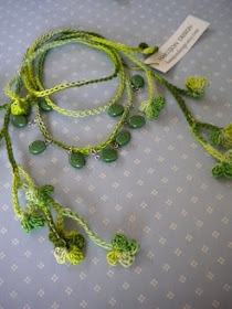 Crochet Shamrock Necklace Tutorial