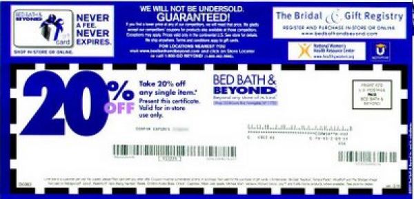 Cupcakes & Closets Bed Bath & Beyond Coupons