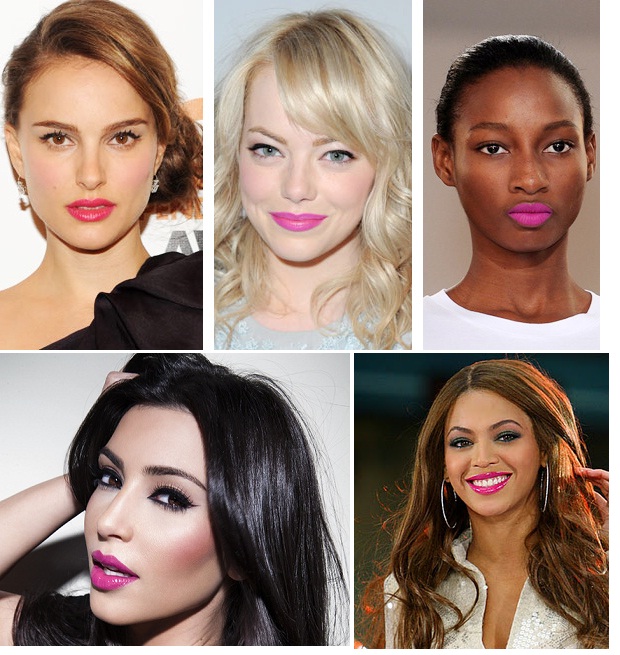 makeupandbeauty New spring trend Fuchsia Lipcolor How to wear