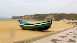 Nazaré, sa plage et sa falaise