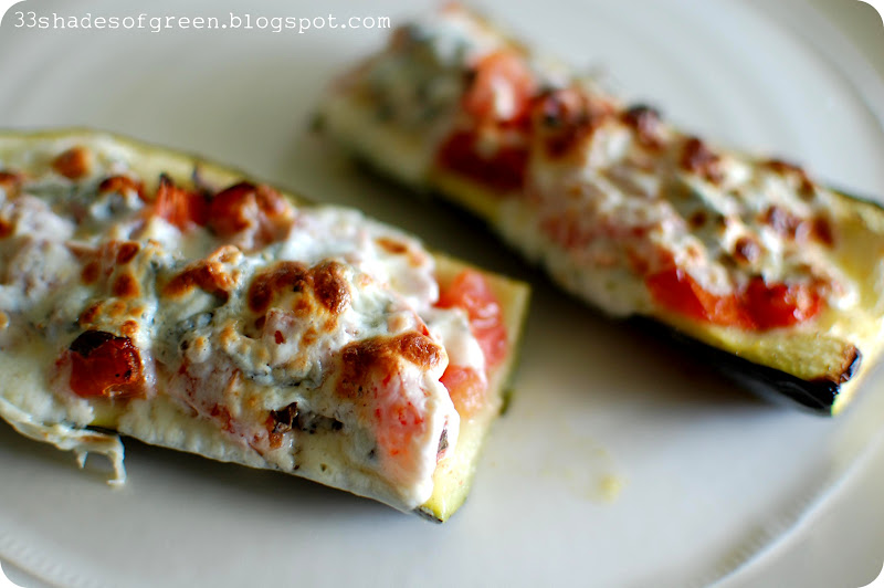 33 Shades of Green Tasty Tuesdays Stuffed Zucchini with Tomato