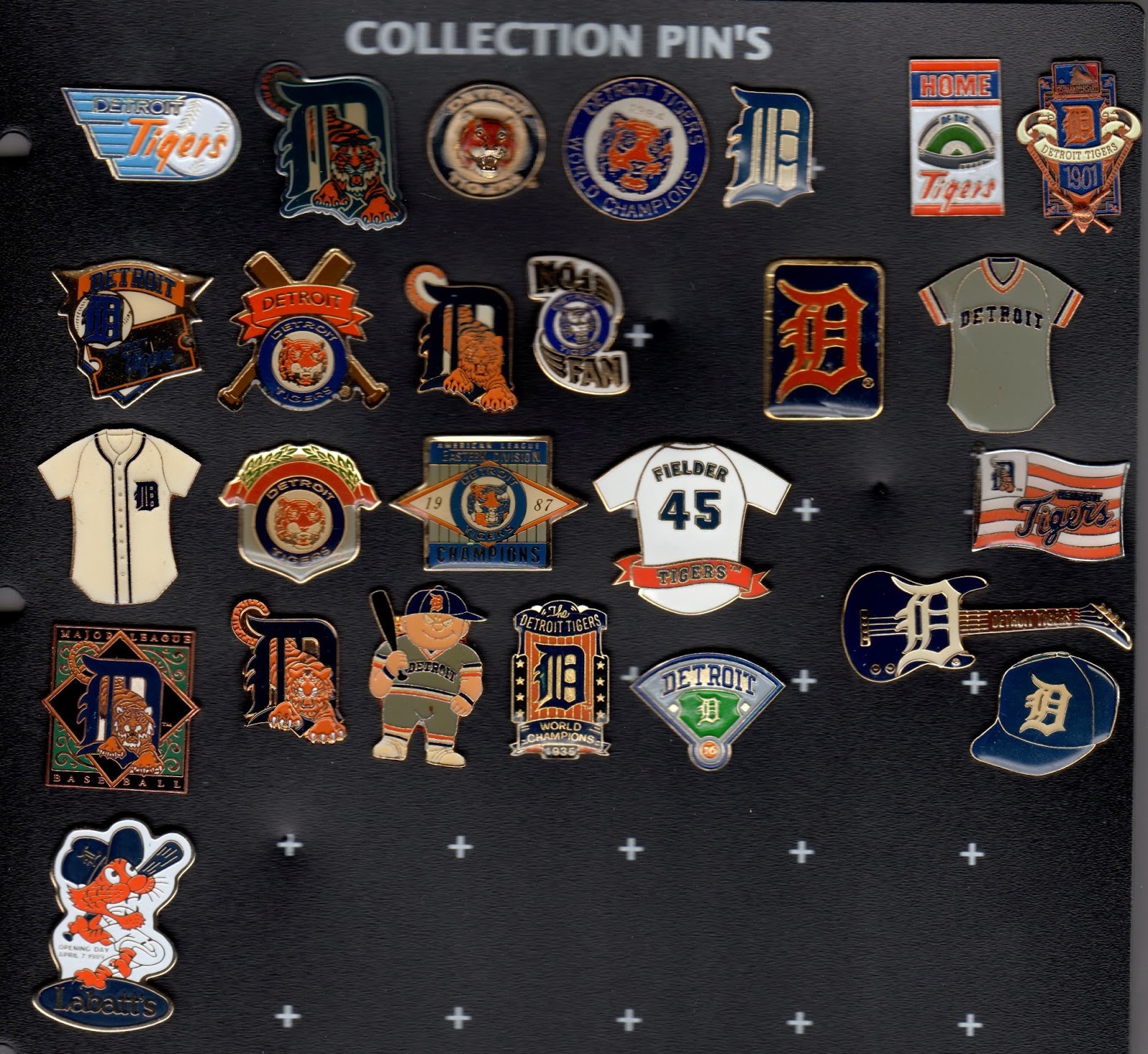 baseball pin collection display collecting MLB team club baseball pin