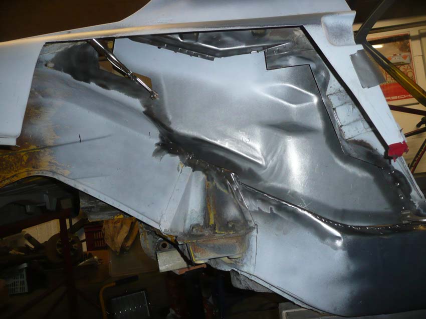 OllieG's 914 Porsche 914 Inner Wheel House Repair continued...