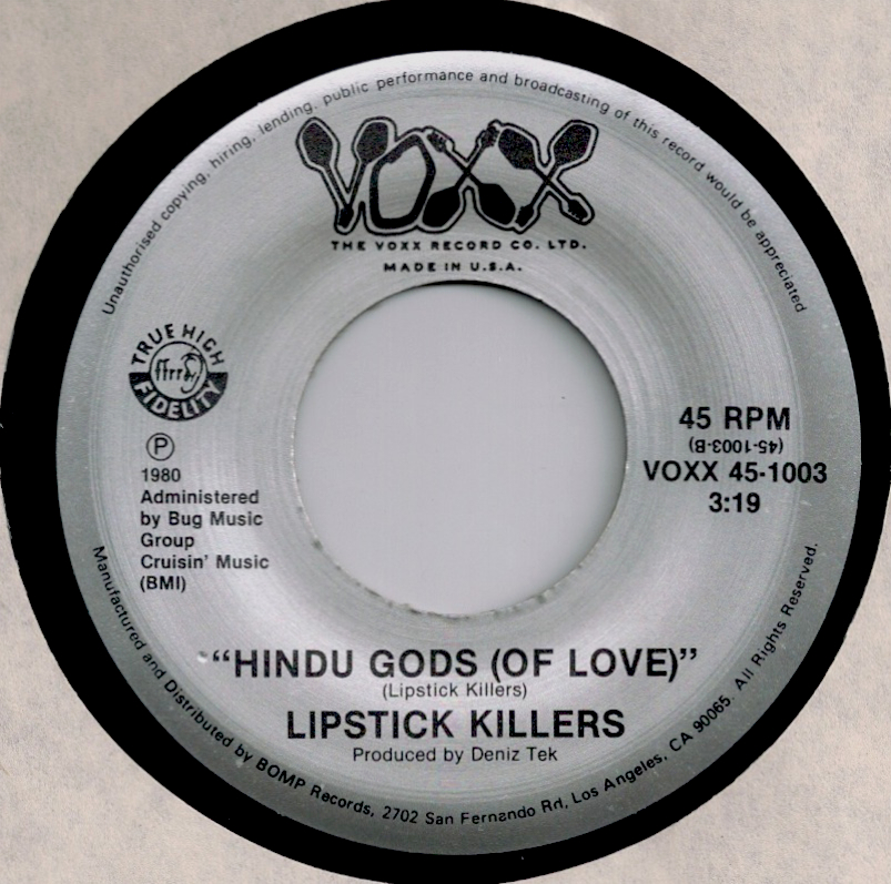 Wallaby Beat It Never Ends Lipstick Killers Hindu Gods (Of Love) 7