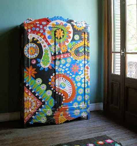 Tanti modi per rinnovare un mobile. architettura e design a roma Mobili decorati moderni