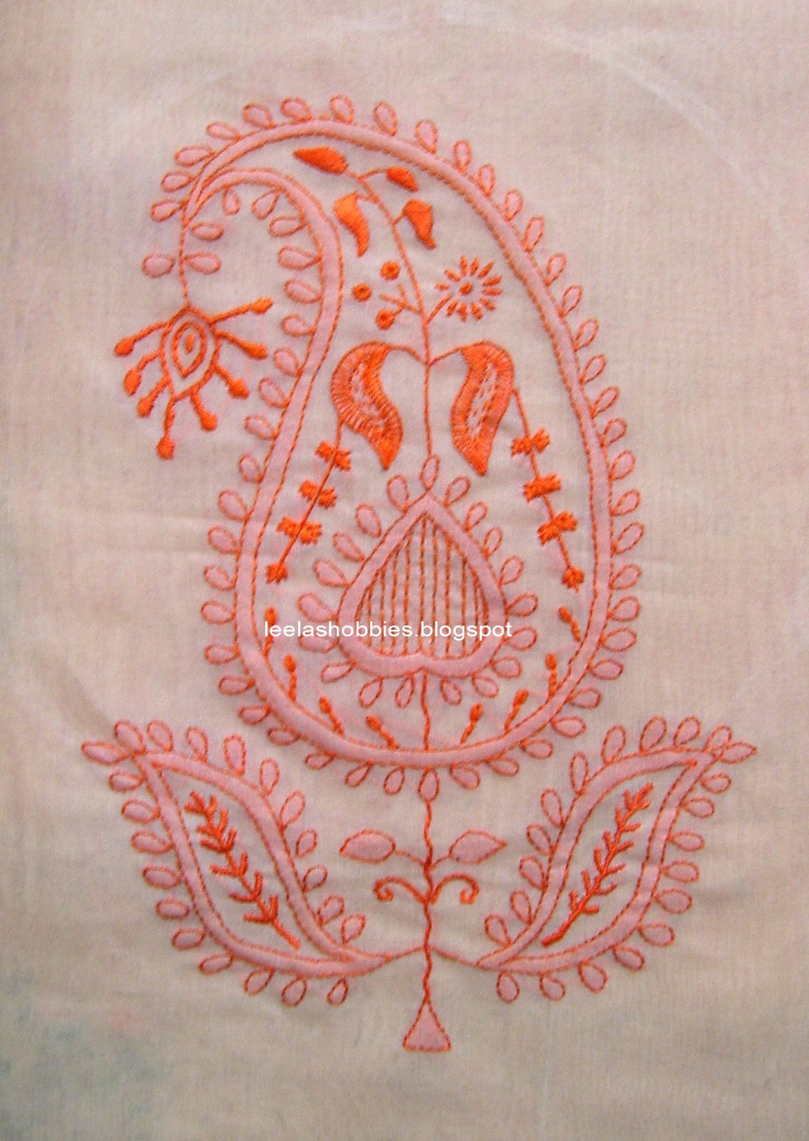 Leelas Hobbies SAL Chikan Embroidery
