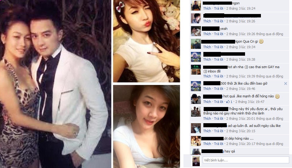 Clip chat sex của bạn gái Cao Thái Sơn được rao trên facebook