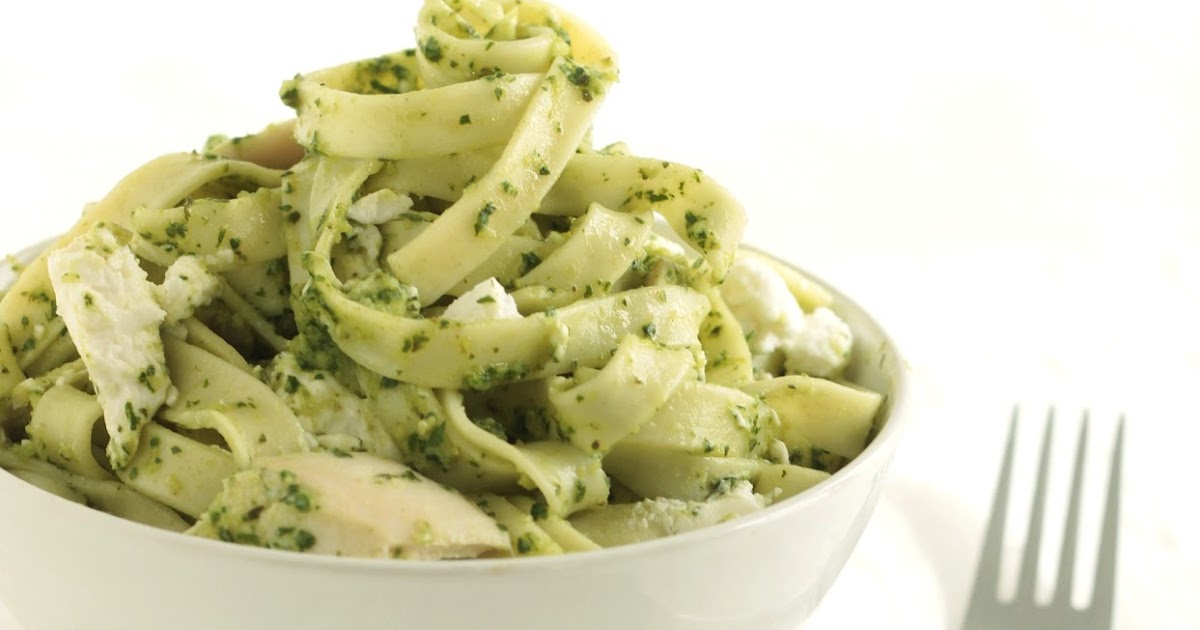 Dairymaid Diary Lemon Zest Pasta with Pesto & Chevre
