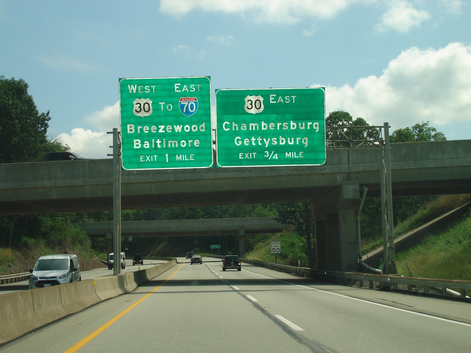 Luke's Signs I76/PA Turnpike, Rt. 30, & I70 Breezewood, PA