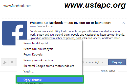 facebook-link-yönlendirme