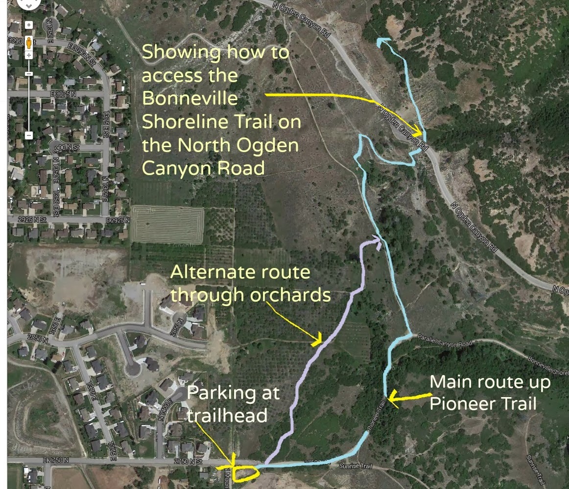 Dream Packer Trail Adventures North Ogden, Bonneville Shoreline