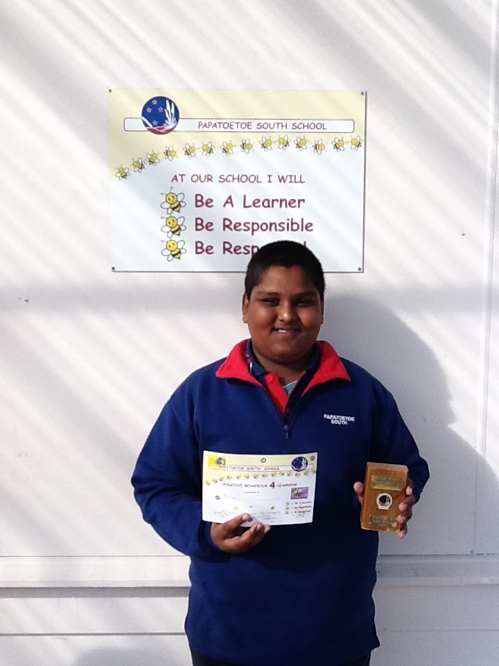 Well Done to Avitesh! Star Pupil for Week 10.