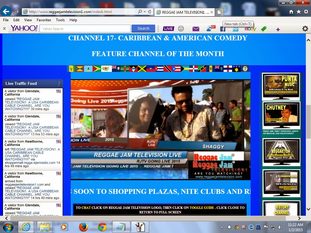 NEW IMAGE PROMOTIONS Reggae Jam TV Go Live on Satellite Commercial and