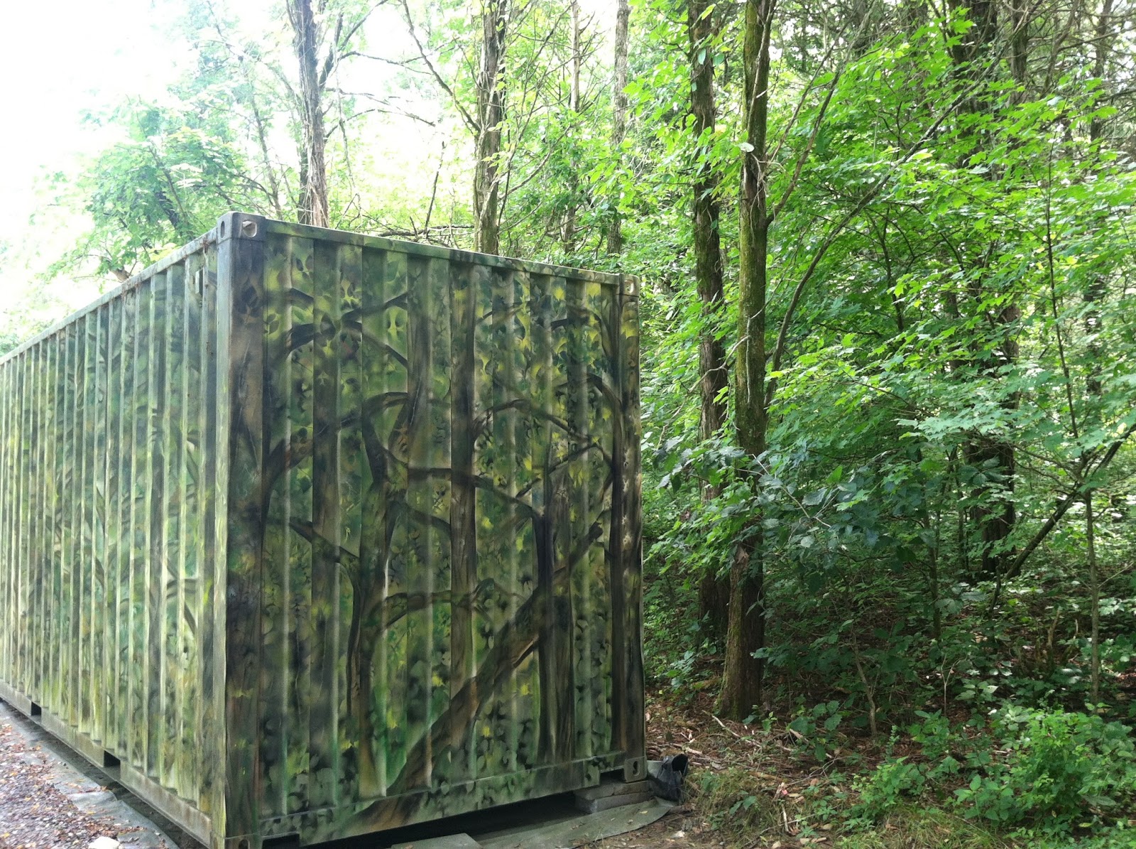 Duff Clothing TRUE CAMO ON SHIPPING CONTAINER