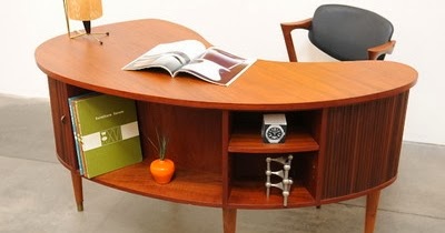 Mid Century Modern Reception Desk