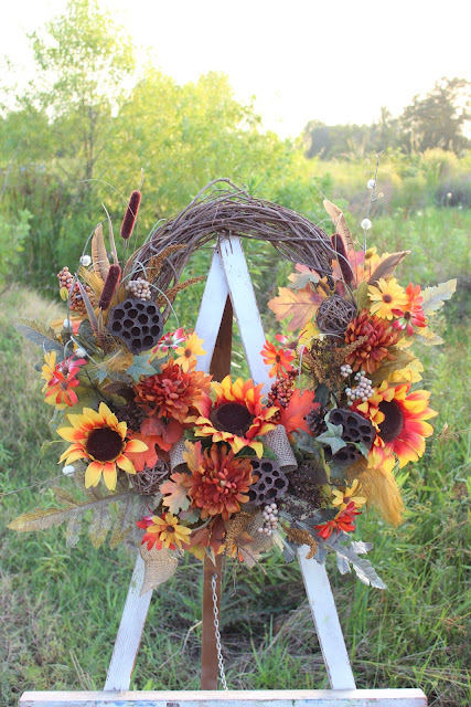 autumn harvest wreath