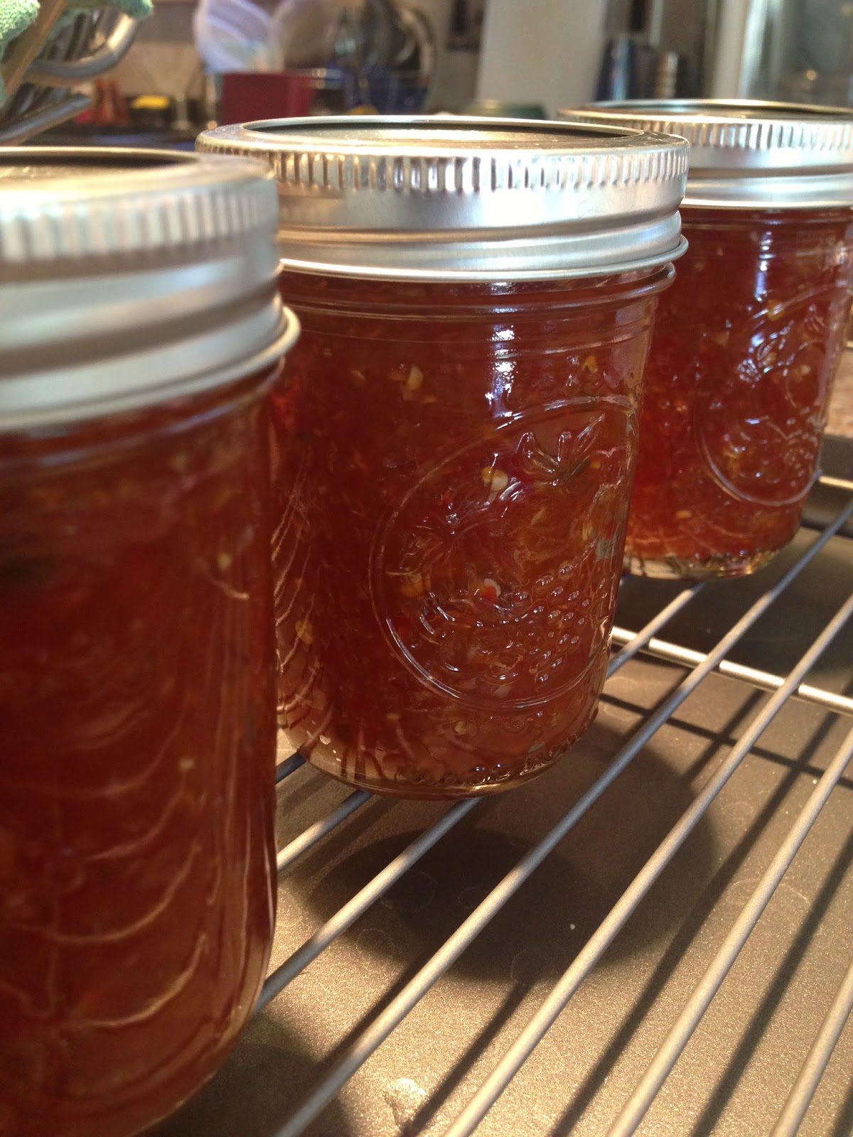 Dressed Up, Buttoned Down. Savor The Summer Garlic Ginger Pepper Jam