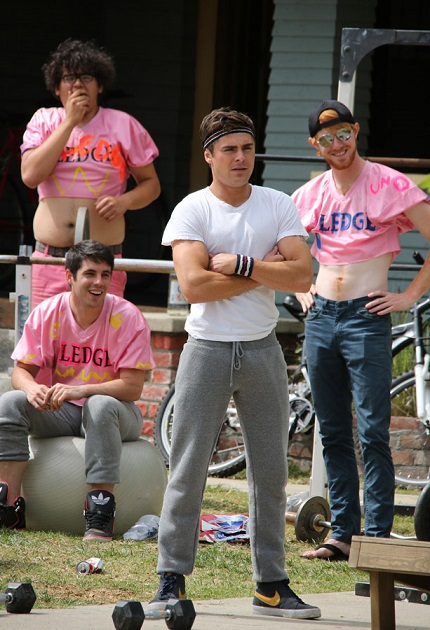 More Photo's Of Zac Efron On The Set Of 'Townies.