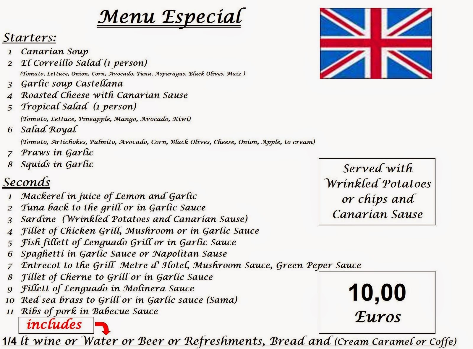 trasaslinguas IS THIS A MENU, OR A LETTER? HOW CAN YOU SAY "CARTA DE
