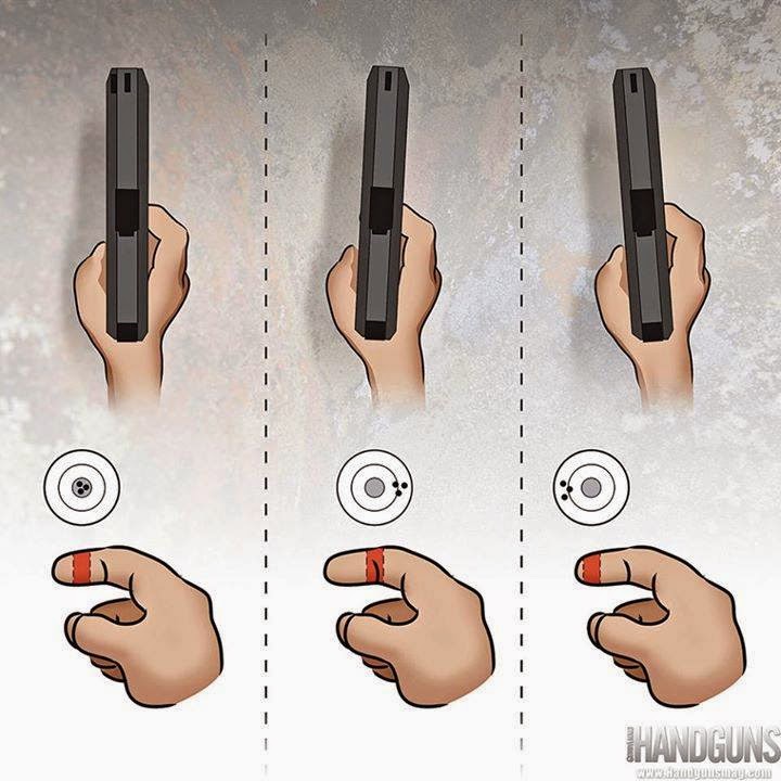 Handgun Shot Placement Chart