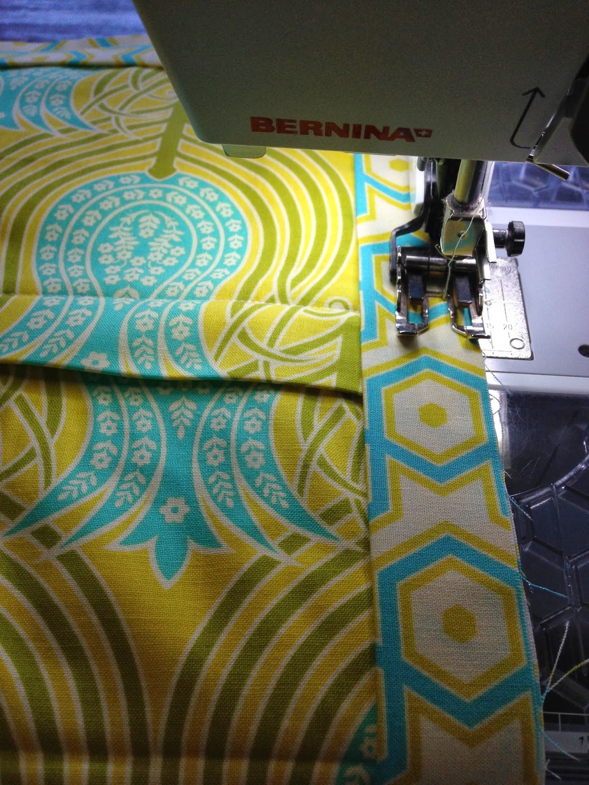 MsMidge Cushion For Christmas Blog Hop Paper Pieced & Machine