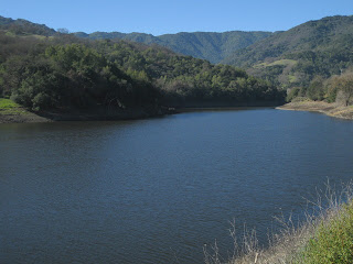 Almaden Reservoir near San Jose, California