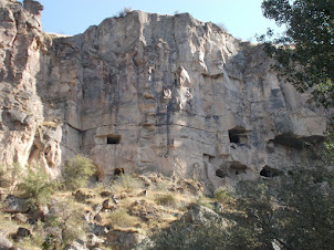 Ilhara Valley cave churches. and Dwellings