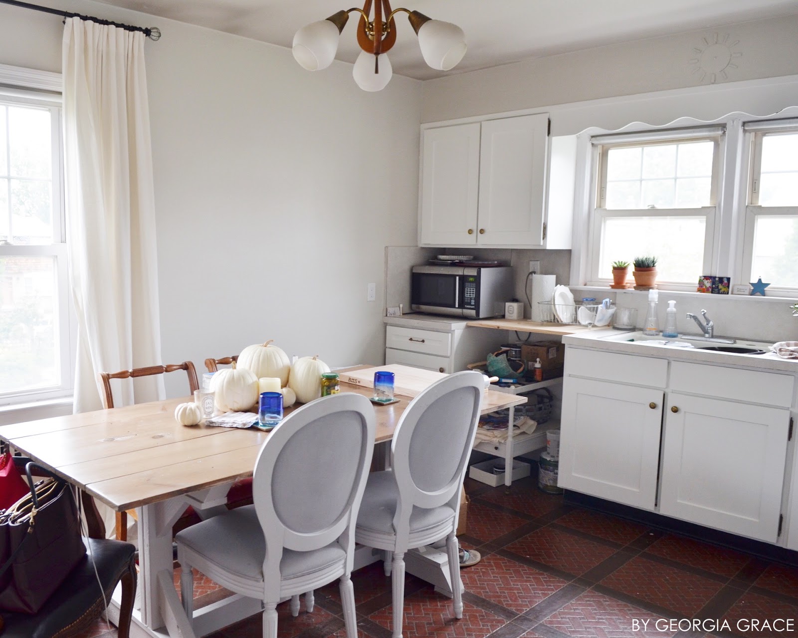 Kitchen New Painted Cabinets Walls By Georgia Grace