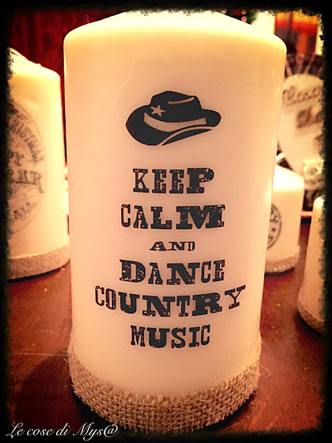 Country music candle