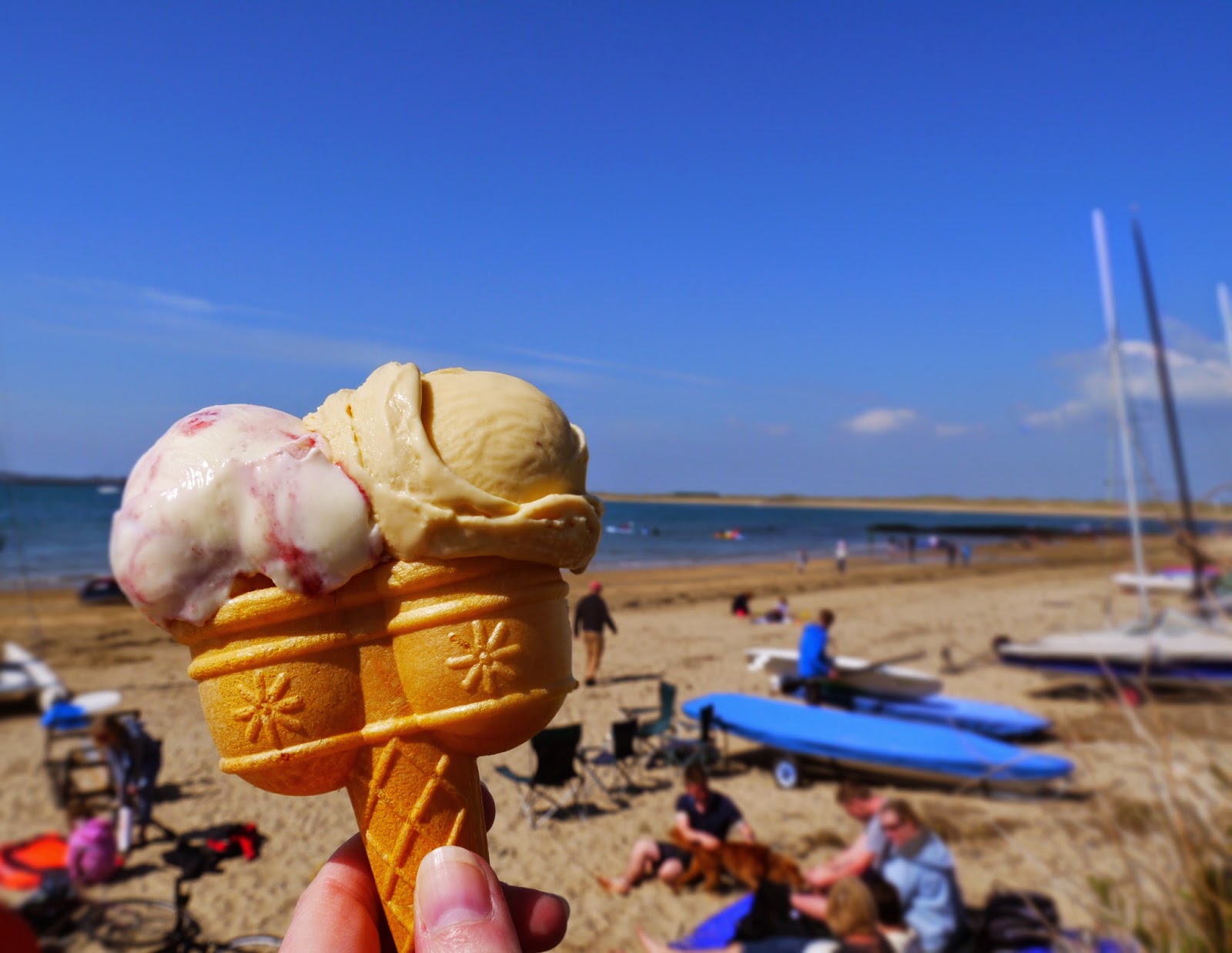 Ice creams at Rhosneigr, Anglesey
