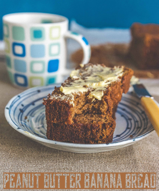Milk and Honey Peanut Butter Banana Bread