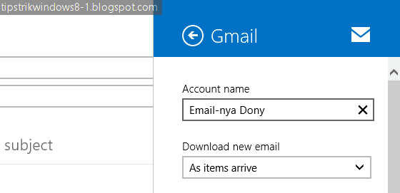 Cara Menggunakan Aplikasi "Mail" di Windows 8.1 8